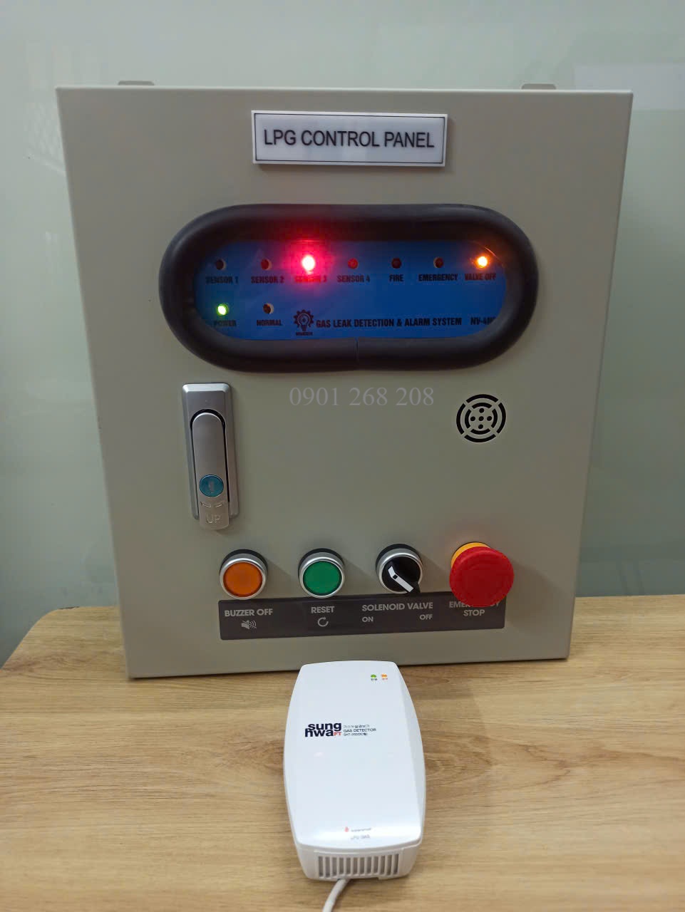 tu bao ro gas ket noi 3 kenh dau do sht-202